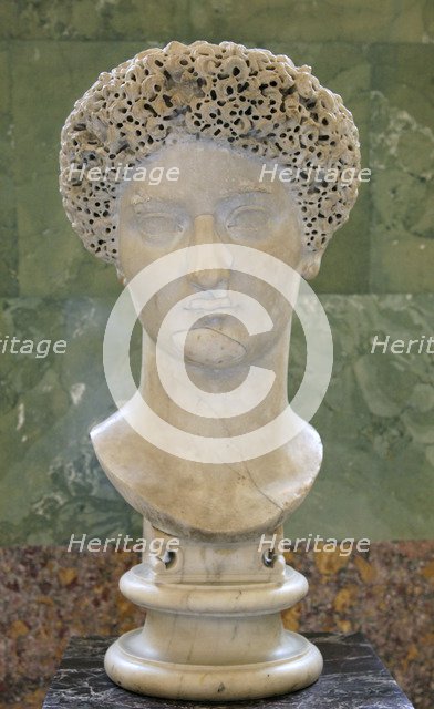 Portrait of Domitia Longina, wife of the Roman Emperor Domitian, late 1st century. Artist: Unknown