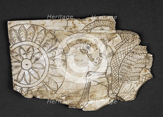 Ivory plaque, fragment. Artist: Unknown.