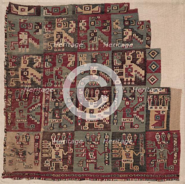 Corner Fragment, Probably from a Tunic, 700-1100 A.D.. Creator: Unknown.