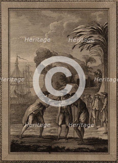 Man sells a slave woman, 1775. Creator: Anonymous.