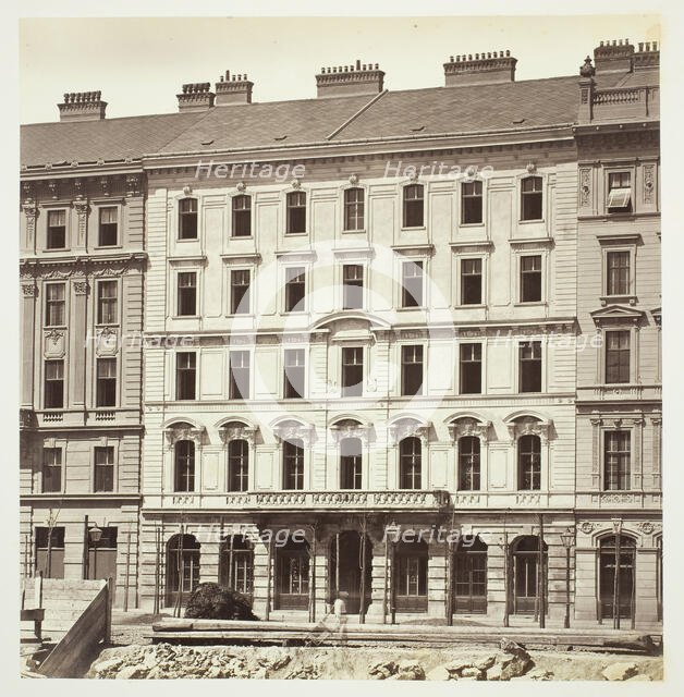 Kolowrat-Ring No. 8, Wohnhaus des Herrn Alfred Skene, 1860s. Creator: Unknown.