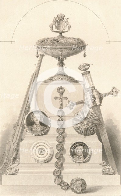 'Relics Associated with Henry VIII', 1882, (1886). Artists: Robert Anderson, Charles Lawrie.