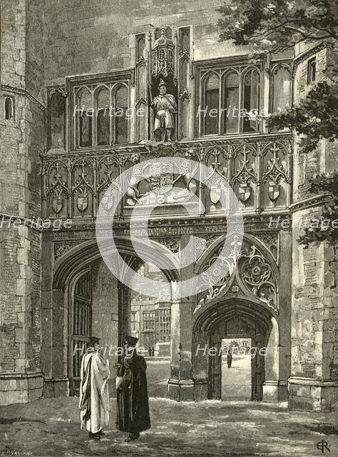 'Principal Gateway, Trinity College', late 19th century.  Creator: Edward Gascoin.