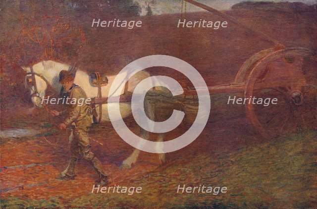 'The Timber Wagon', c1906. Artist: Joseph Walter West.