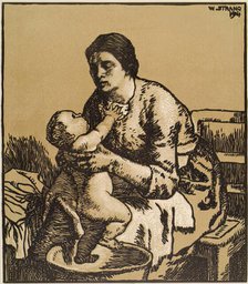 The Bath, 1904. Creator: William Strang.