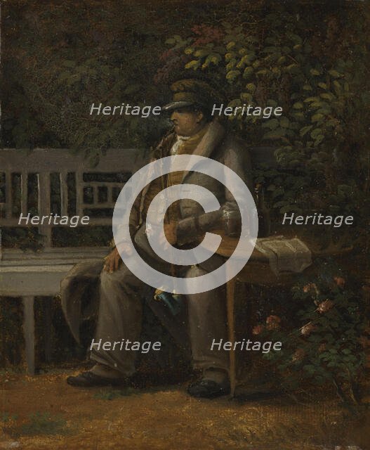 In the Garden, probably 1819-1820. Creator: Thomas Fearnley.