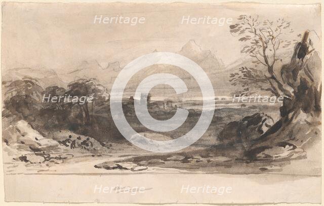 Landscape with Ruins. Creator: John Varley I.