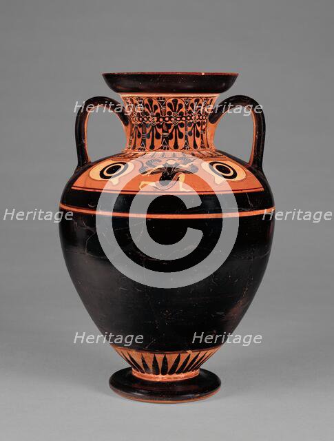 Black-Figure Neck Amphora, about 530-520 BC. Creator: Unknown.