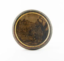 Roundel with Hunting Scene, Germany, Late 16th to 17th century. Creator: Unknown.