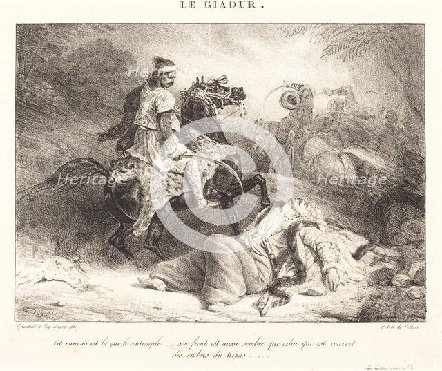 Le Giaour (The Infidel), 1823. Creator: Theodore Gericault.