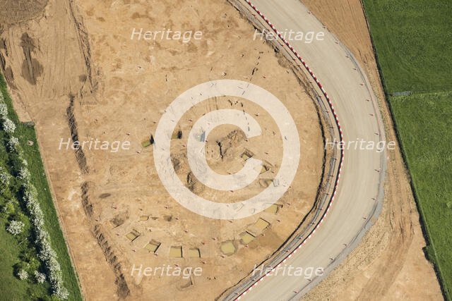 A14 Cambridge to Huntingdon road improvement scheme, Cambridgeshire, 2018. Creator: Historic England.