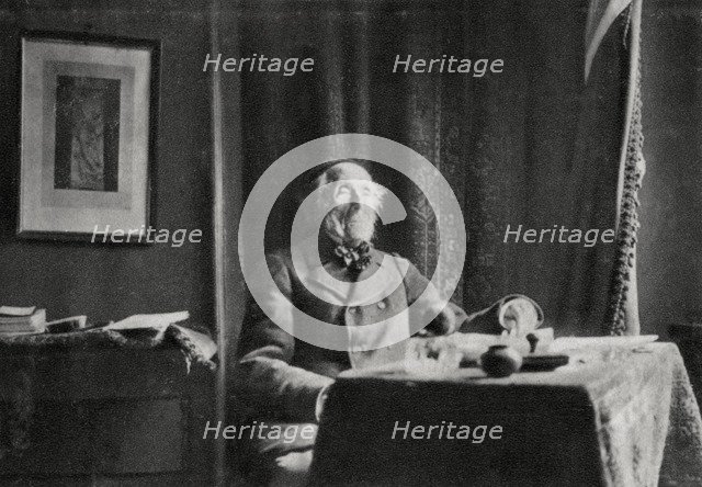 Ernest Legouve, French dramatist, 1887. Artist: Unknown