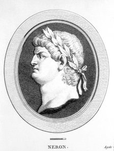 Nero, Claudius Lucius Domitius Nero (37-68), Roman emperor (54-68).