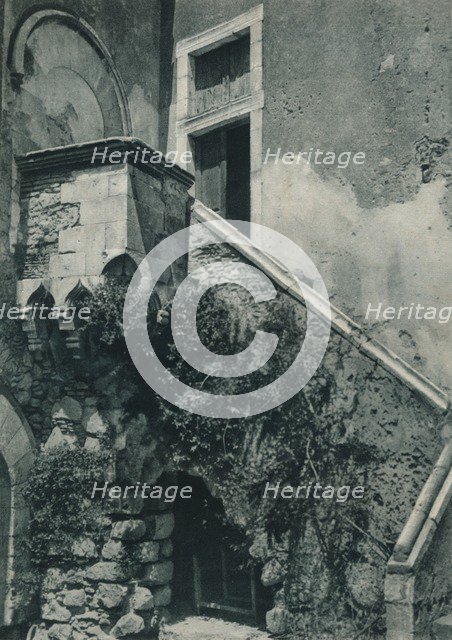 A quiet corner of Taormina, Sicily, Italy, 1927. Artist: Eugen Poppel.