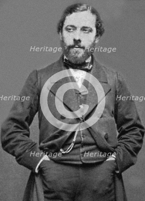 Portrait of Émile Durand (1830-1903), 1860. Artist: Carjat, Étienne (1828-1906)
