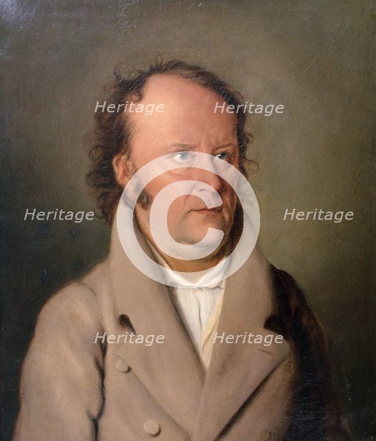Portrait of the writer Jean Paul (1763-1825), 1810. Creator: Meier, Friedrich (1785-1815).