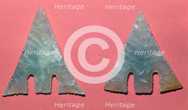 Welsh neolithic arrowheads. Artist: Unknown