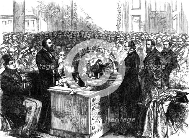 National Education: deputation to the Prime Minister, 1870. Creator: Unknown.