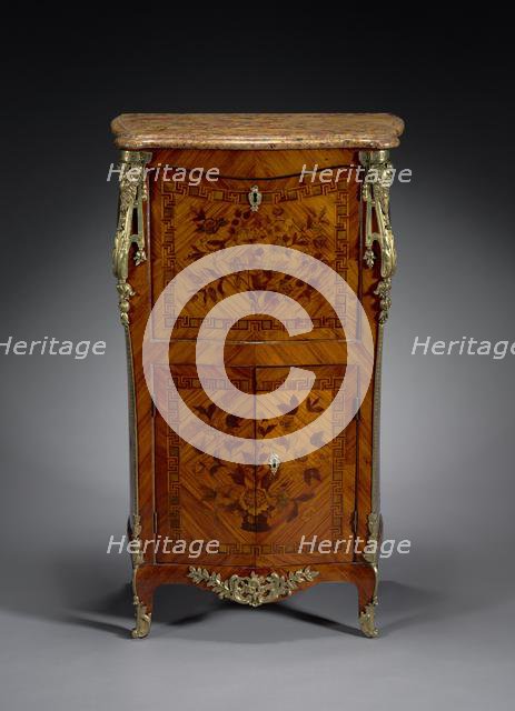 Fall-front Secretary, c. 1765- 1775. Creator: Leonard Boudin (French, 1735-1804), attributed to.