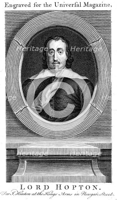 Ralph Hopton, Ist Baron Hopton, 17th century English Royalist soldier. Artist: Unknown