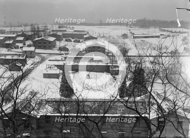 Camp Meade, Maryland - Winter Views, 1917. Creator: Harris & Ewing.