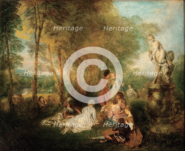 The Feast of Love, ca. 1718-1719. Artist: Watteau, Jean Antoine (1684-1721)