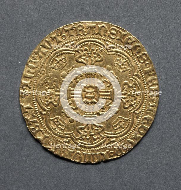 Noble (reverse), 1422-1461. Creator: Unknown.