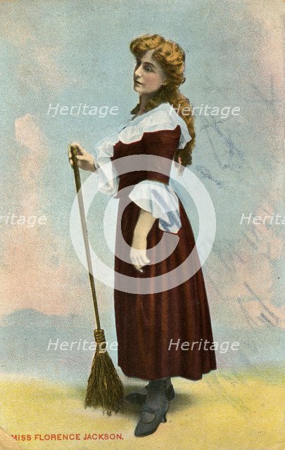 Florence Jackson, British actress, c1908. Artist: Unknown