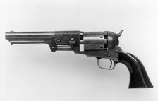 Colt Dragoon Percussion Revolver, Third Model, serial no. 12403, American, Connecticut, 1852. Creator: Samuel Colt.