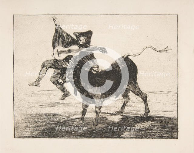 Barbarous Entertainment (Barbara dibersion), 1800-1804. Creator: Francisco Goya.