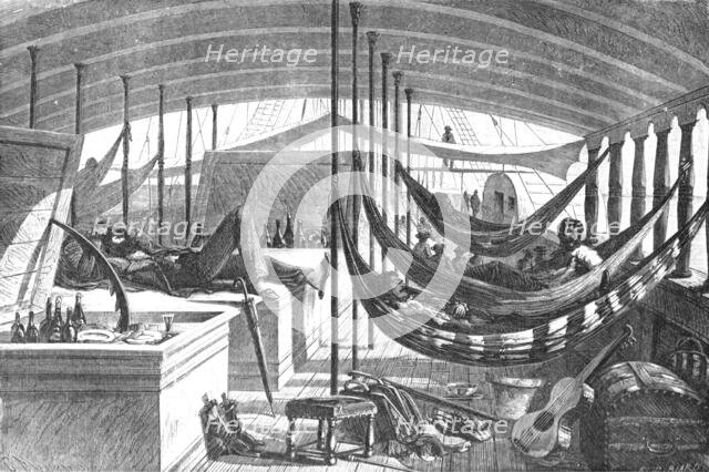 'Steamboat travelling on the Orinoco; A Journey up the Orinoco', 1875. Creator: Unknown.