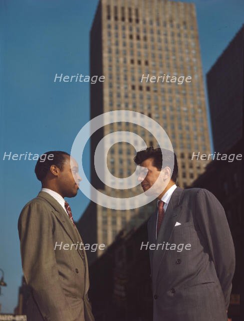 Portrait of Joe Marsala, 52nd Street, New York, N.Y., ca. 1948. Creator: William Paul Gottlieb.