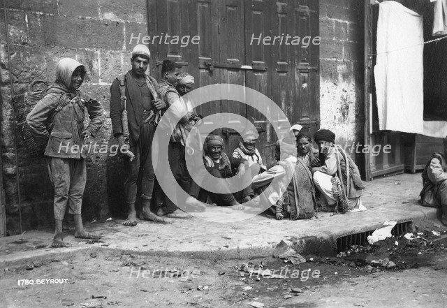 Street scene, Beiruit, Lebanon, c1920s-c1930s(?). Artist: Unknown