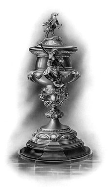 The Grand National Trophy, 1906 (1908-1909).Artist: Elkington & Company