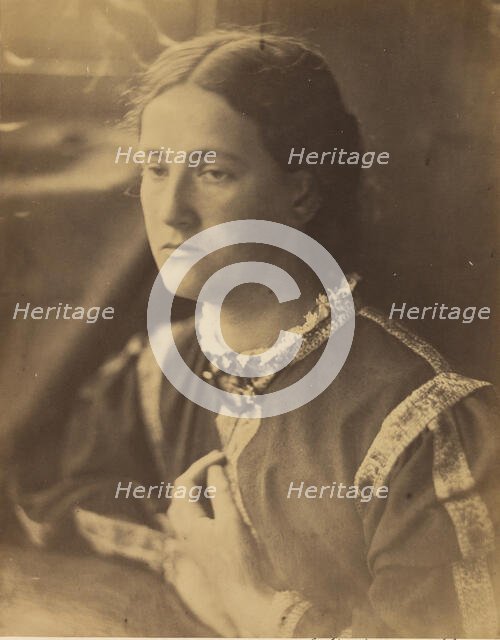 Julia Herschel, 1865. Creator: Julia Margaret Cameron.