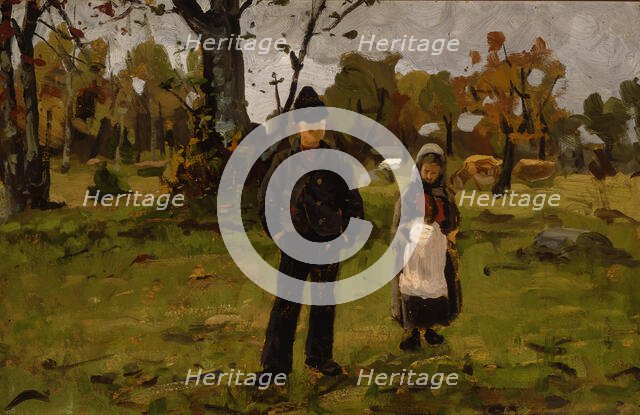 Landscape Study from Eckerö, 1884. Creator: Victor Westerholm.