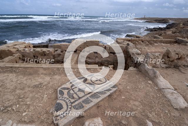 Libya, Sabratha, Seawards Baths, 2007. Creator: Ethel Davies.