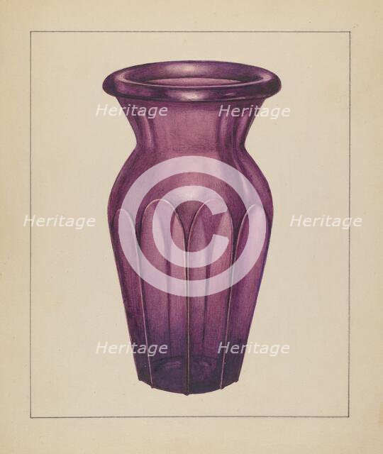 Vase, c. 1938. Creator: Isidore Steinberg.