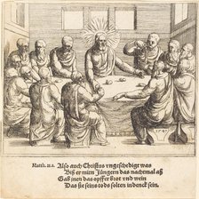 The Last Supper, 1547. Creator: Augustin Hirschvogel.