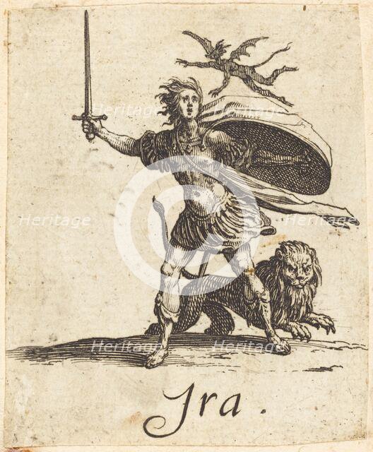 Anger, probably after 1621. Creator: Jacques Callot.