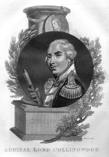 Admiral Lord Cuthbert Collingwood (1748-1810), 1816.Artist: I Brown