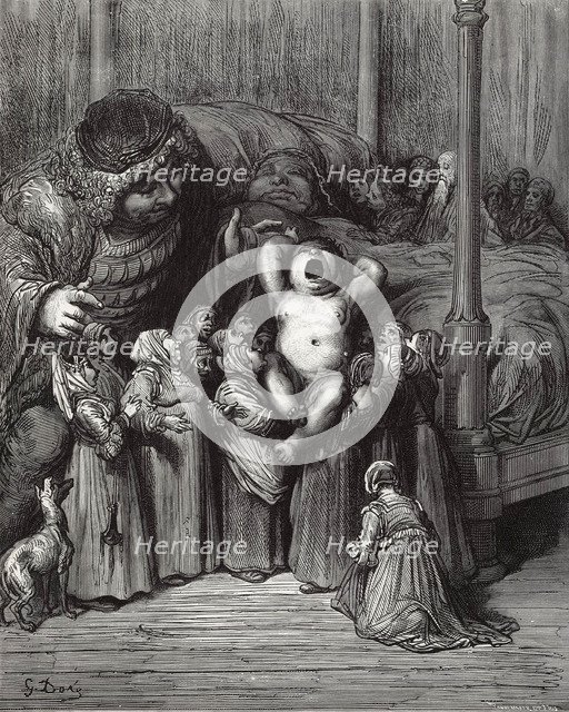 Illustration to the book "Gargantua and Pantagruel" by Rabelais, 1854. Creator: Doré, Gustave (1832-1883).