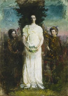My Children (Mary, Gerald, and Gladys Thayer), ca. 1897. Creator: Abbott Handerson Thayer.