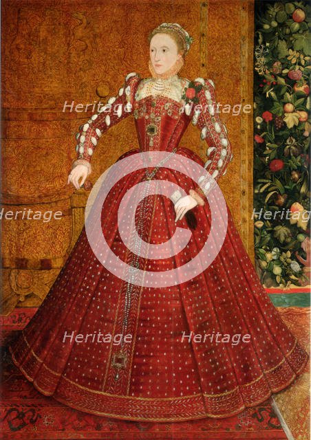 Portrait of Elizabeth I of England (The Hampden Portrait), ca 1563. Artist: Meulen, Steven van der (active 1543-1564)