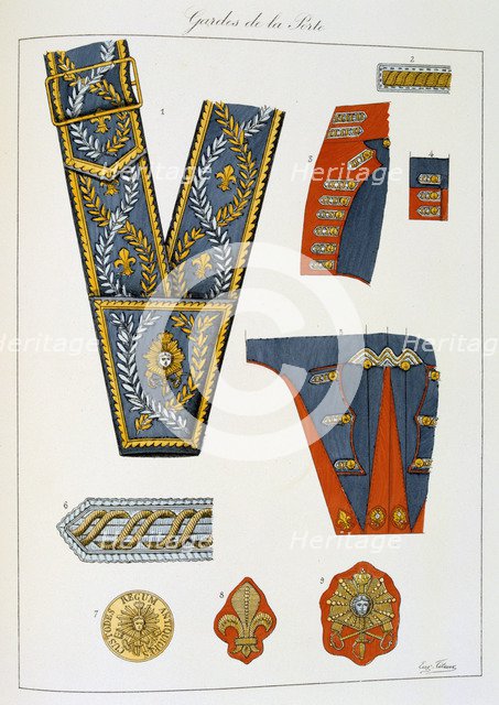 Gardes de la Porte, Insignia Artist: Eugene Titeux