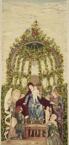 Embroidery, 'Holy Family', 1913. Creator: Jane Cory.