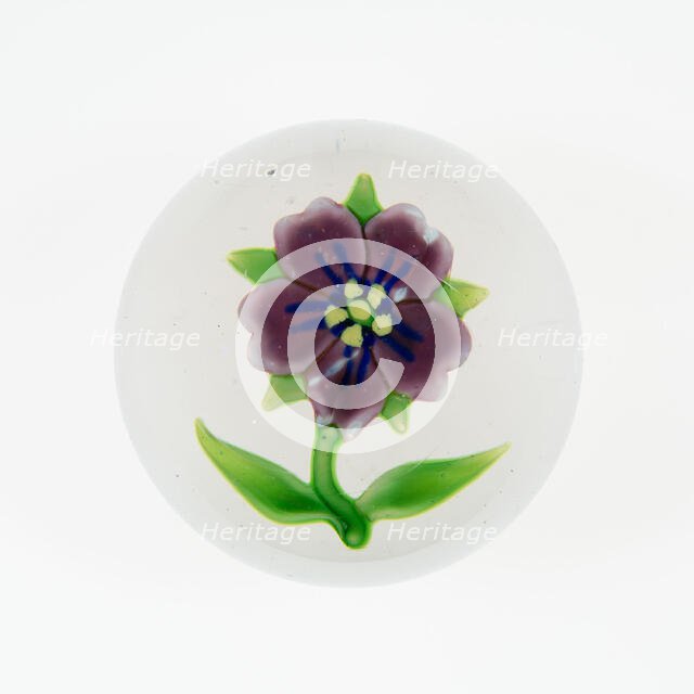 Paperweight, Saint-Louis, 19th century. Creator: Saint-Louis Glassworks.