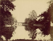 Bridge Over a Pond, 1850s. Creator: Unknown.