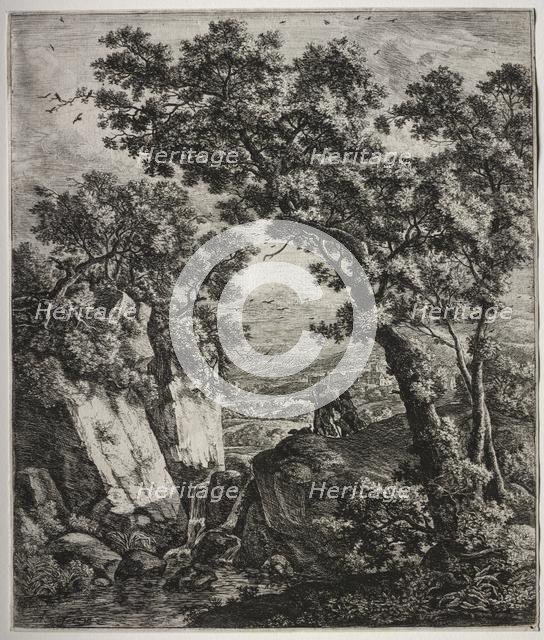 Tobit and the Angel. Creator: Anthonie Waterloo (Dutch, 1609/10-1690).