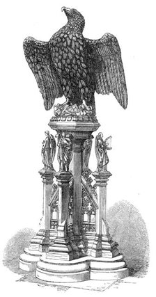 The Eagle lectern in New College Chapel, Oxford, 1864. Creator: Unknown.